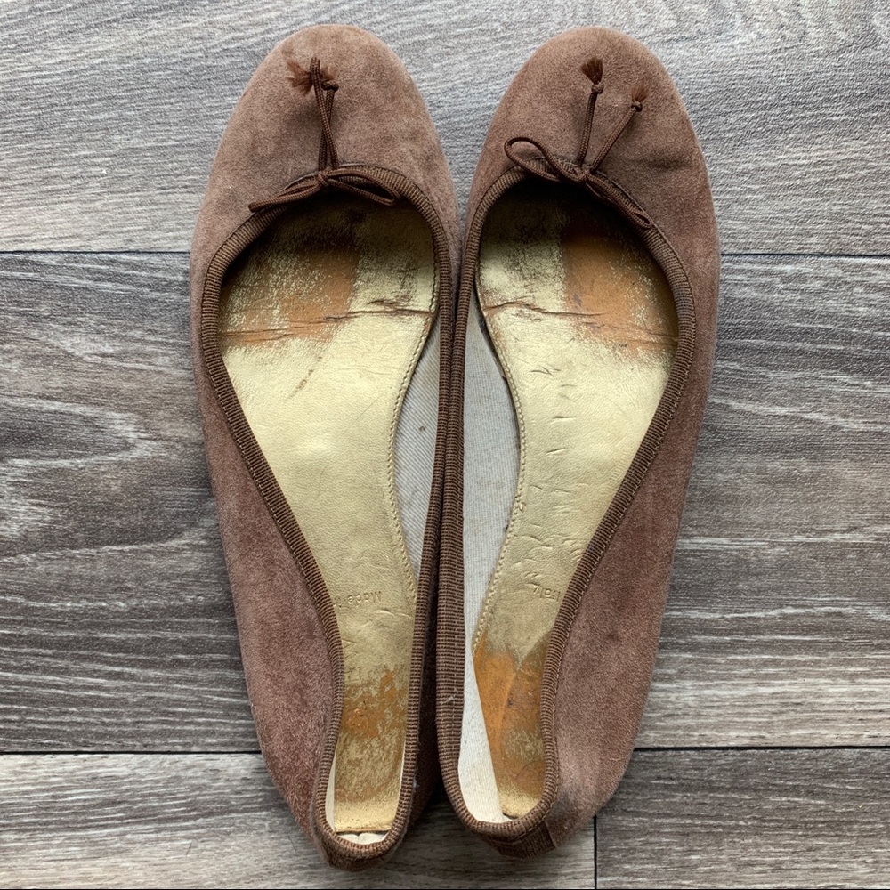 J. Crew Marjorie Suede Flats 8